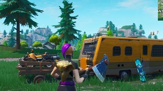 Fortnite: complete a time trial north of Lucky Landing or east of Snobby Shores
