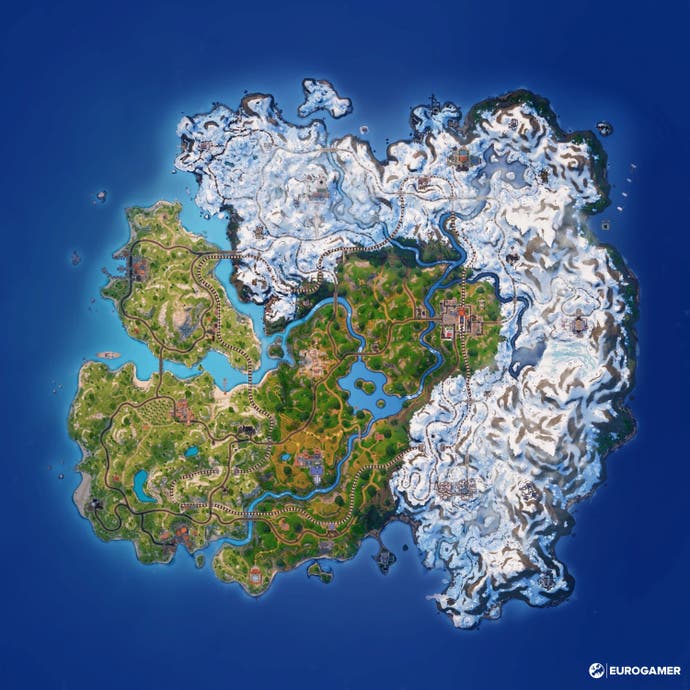 fortnite underground map without named locations EG
