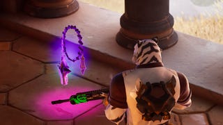 fortnite white tiger player facing chains of hades ground loot