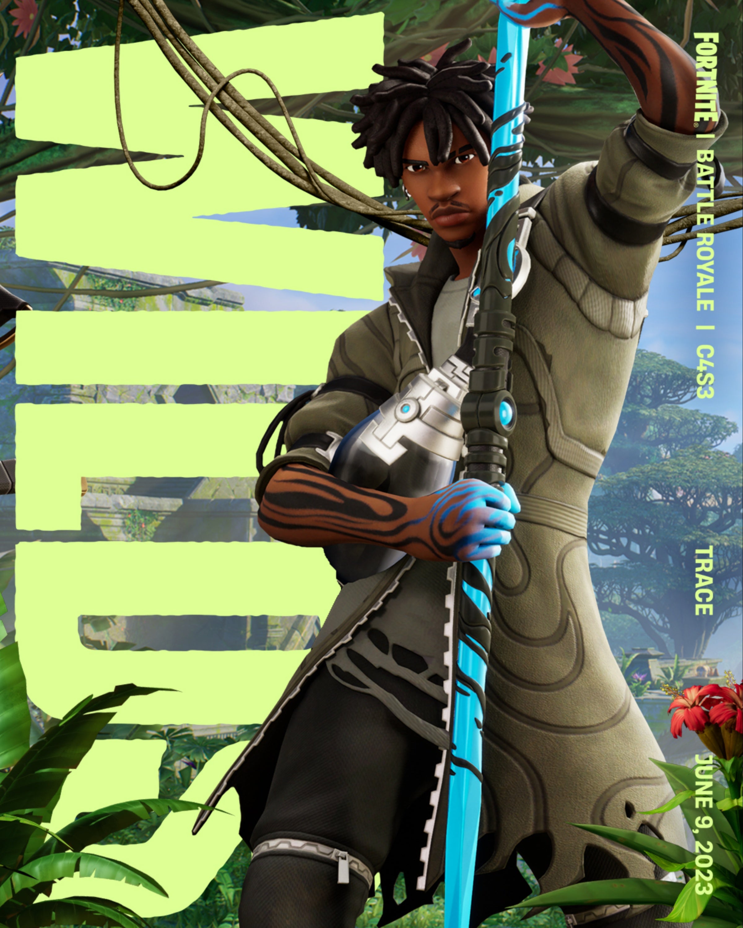 fortnite wilds c4s3 trace official art