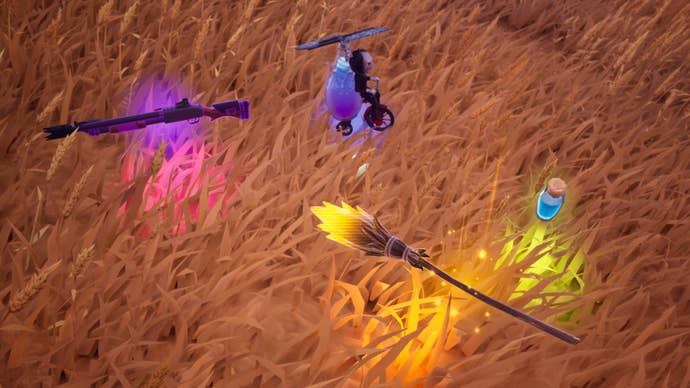 fortnite witch broom among jigsaws rewards