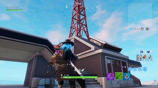 Fortnite: Fortbyte 38 – Accessible with the Vendetta outfit at the nothern most Sky Platform location