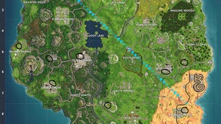 Fortnite: Score a basket on different hoops - All Basketball court locations