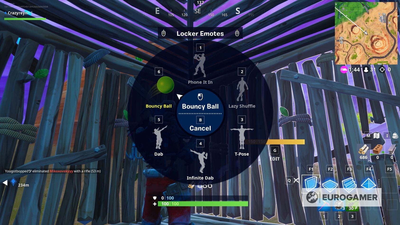 Bouncy best sale ball fortnite