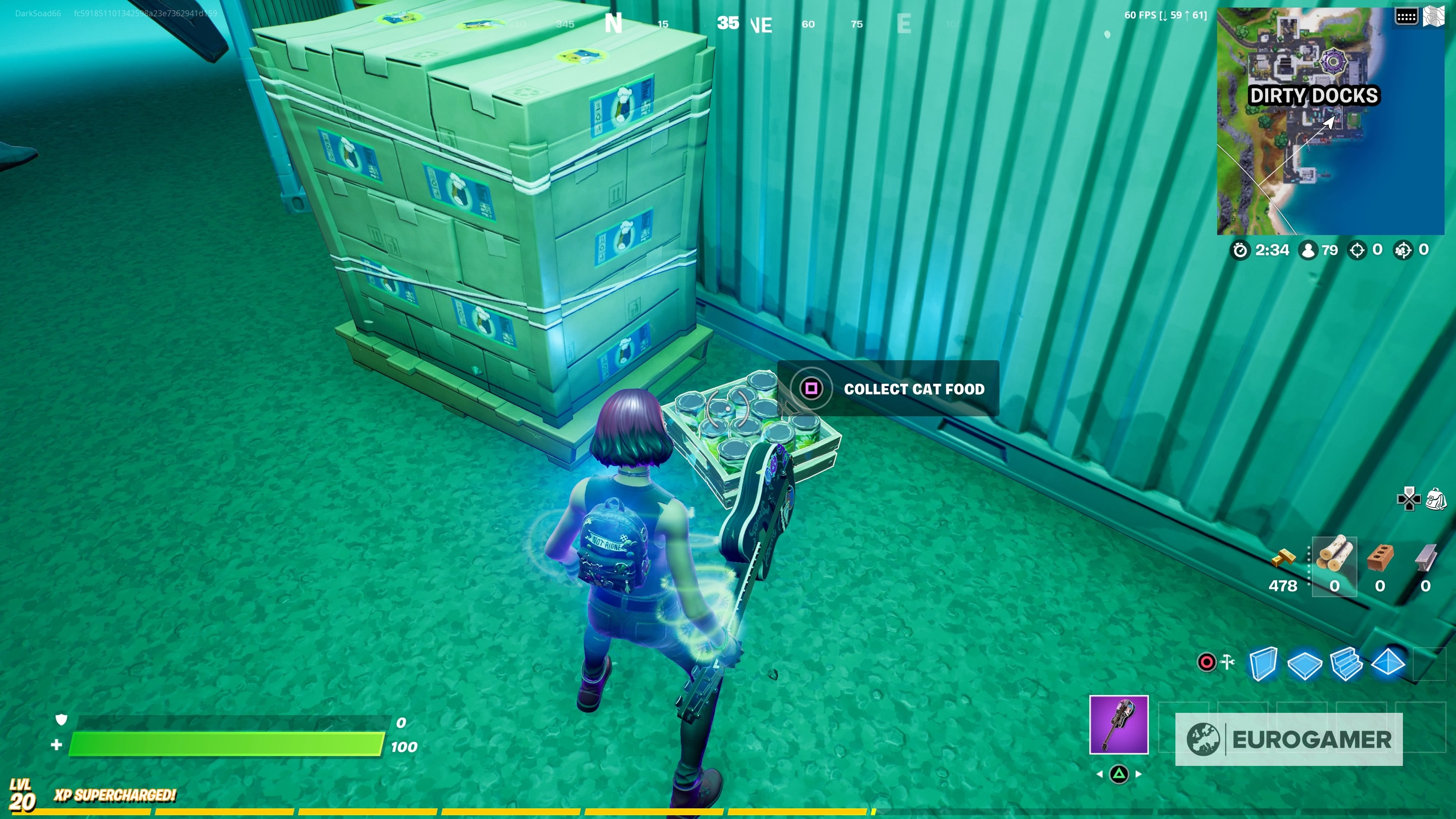 Fortnite Cat food locations Where to collect cat food locations in