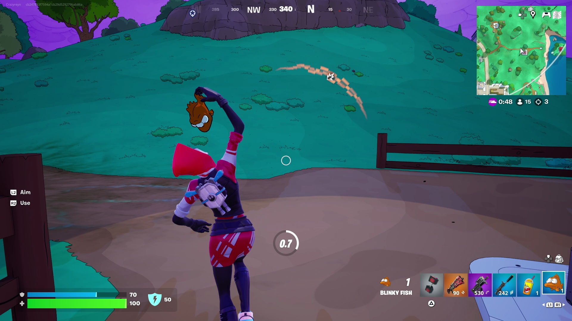 How to use the Zero Point dash after consuming a Blinky Fish in ...