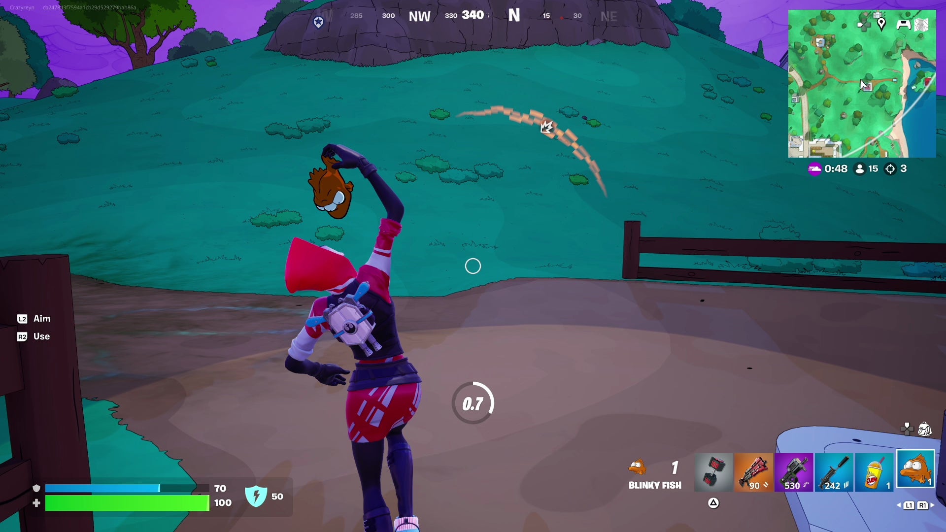 How to use the Zero Point dash after consuming a Blinky Fish in ...