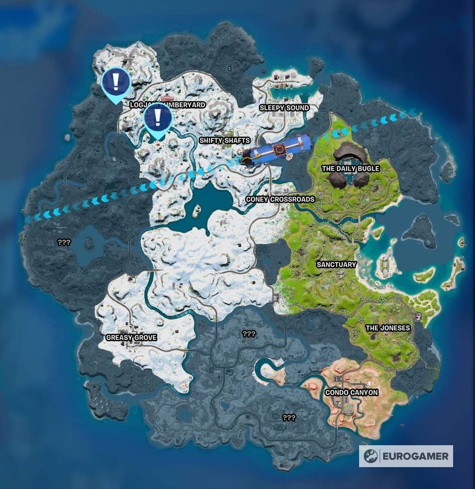 Dance For 3 Seconds At Crackshot's Cabin Fortnite workshop locations: Where to dance for three seconds at
