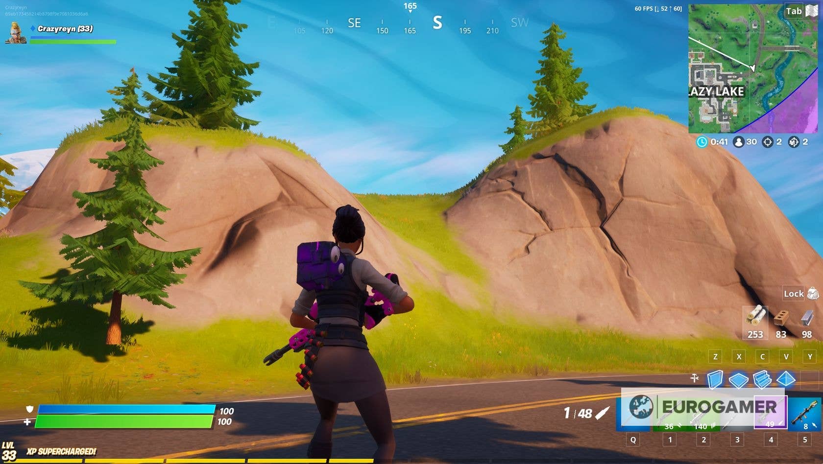 Fortnite Letter R Location Fortnite hidden letters F, O, R, T, N, I, T, E and XP Drops in loading ...