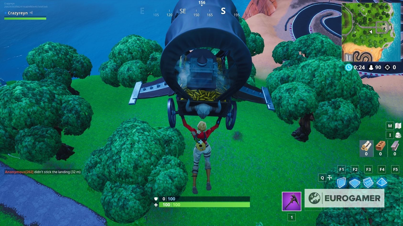 Fortnite Knife Point location - Search where the knife points on the ...