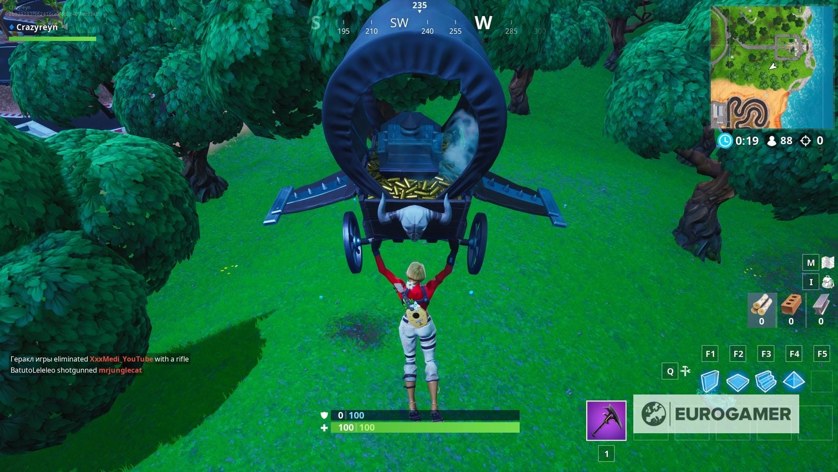 Fortnite Knife Point location - Search where the knife points on the ...
