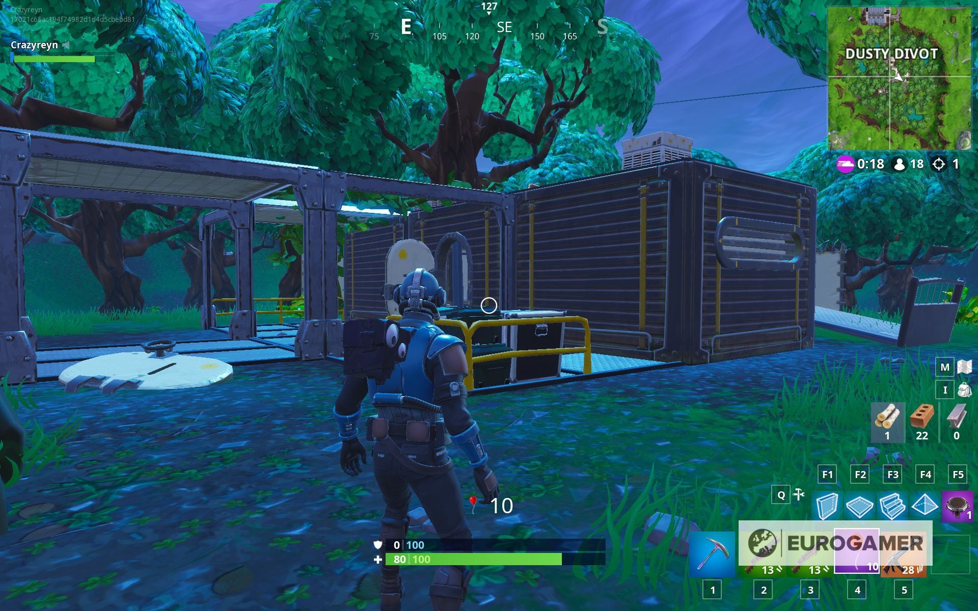 Fortnite letter locations: O near Pleasant Park, S in Wailing Woods, M ...