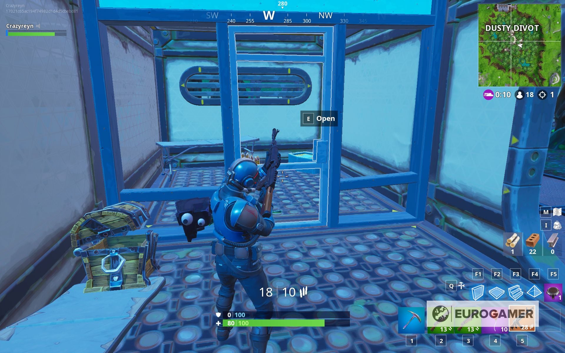 Fortnite letter locations: O near Pleasant Park, S in Wailing Woods, M ...