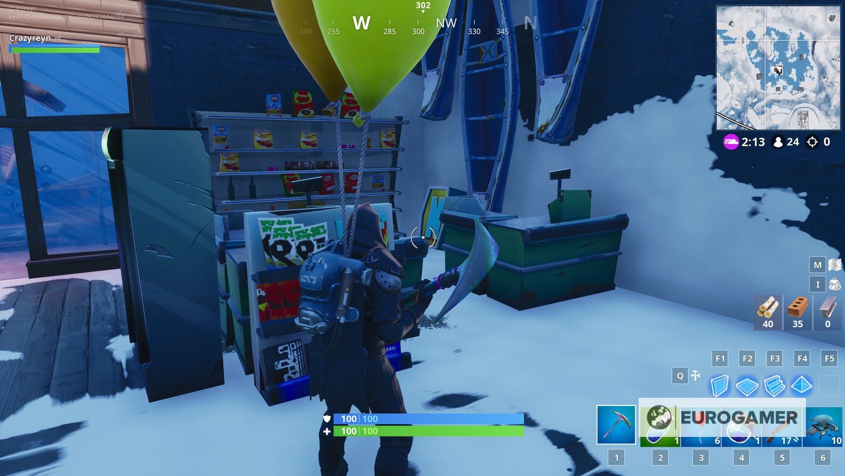 Fortnite letter locations: O near Pleasant Park, S in Wailing Woods, M ...