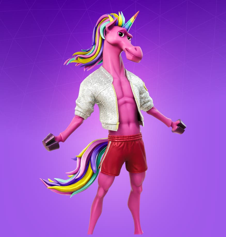 In celebration of Fortnite's new buff unicorn cereal mascot