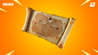Fortnite: search where the magnifying glass sits on the Treasure Map loading screen