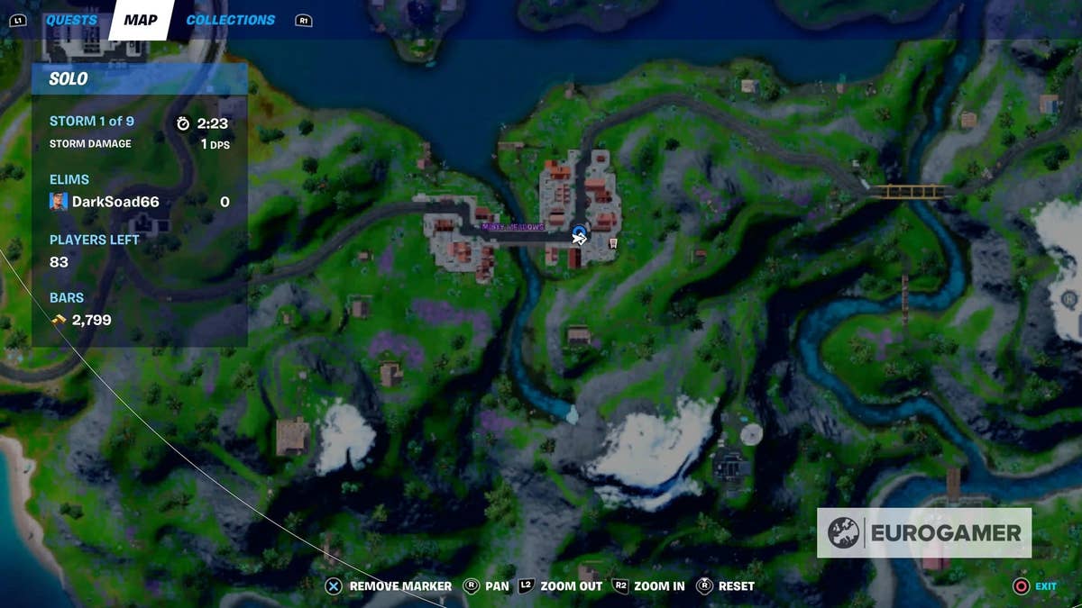 Xp Coin Map S4 Fortnite Season 4 Week 2 Xp Coins All Locations Map