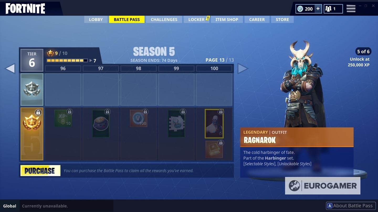 Fortnite Ragnarok Set Fortnite Ragnarok: How to unlock all styles, including the Ragnarok ...