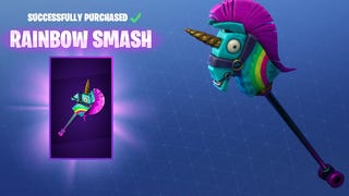 Fortnite: Rainbow Smash pickaxe now available to complete the Sunshine and Rainbows outfit set