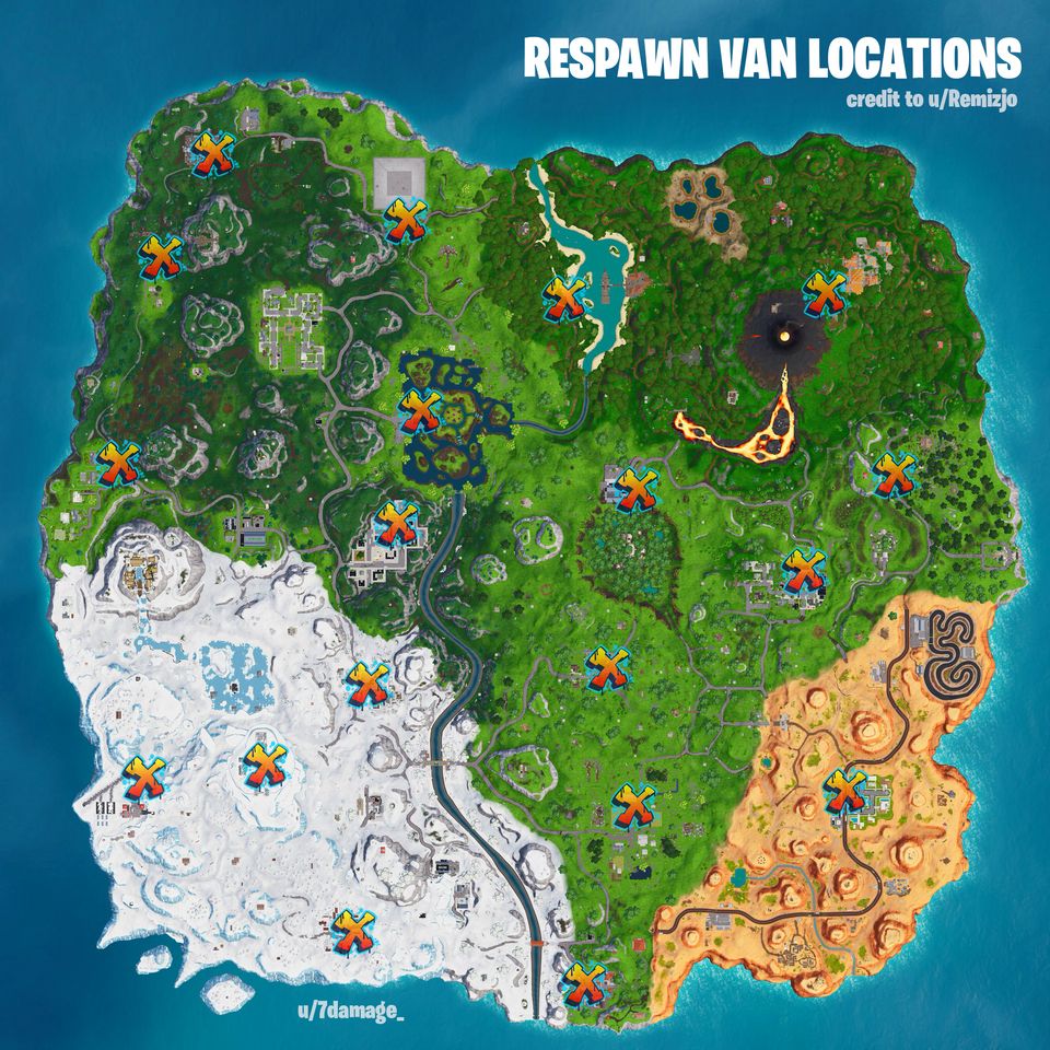 Fortnite Reboot Van locations and how Fortnite respawns work ...
