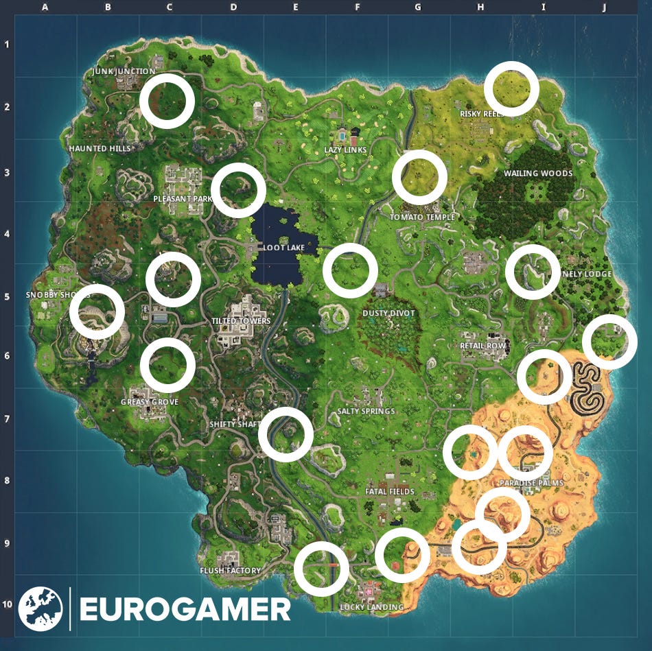Fortnite Rift locations - how to use a Rift at different Rift spawn ...