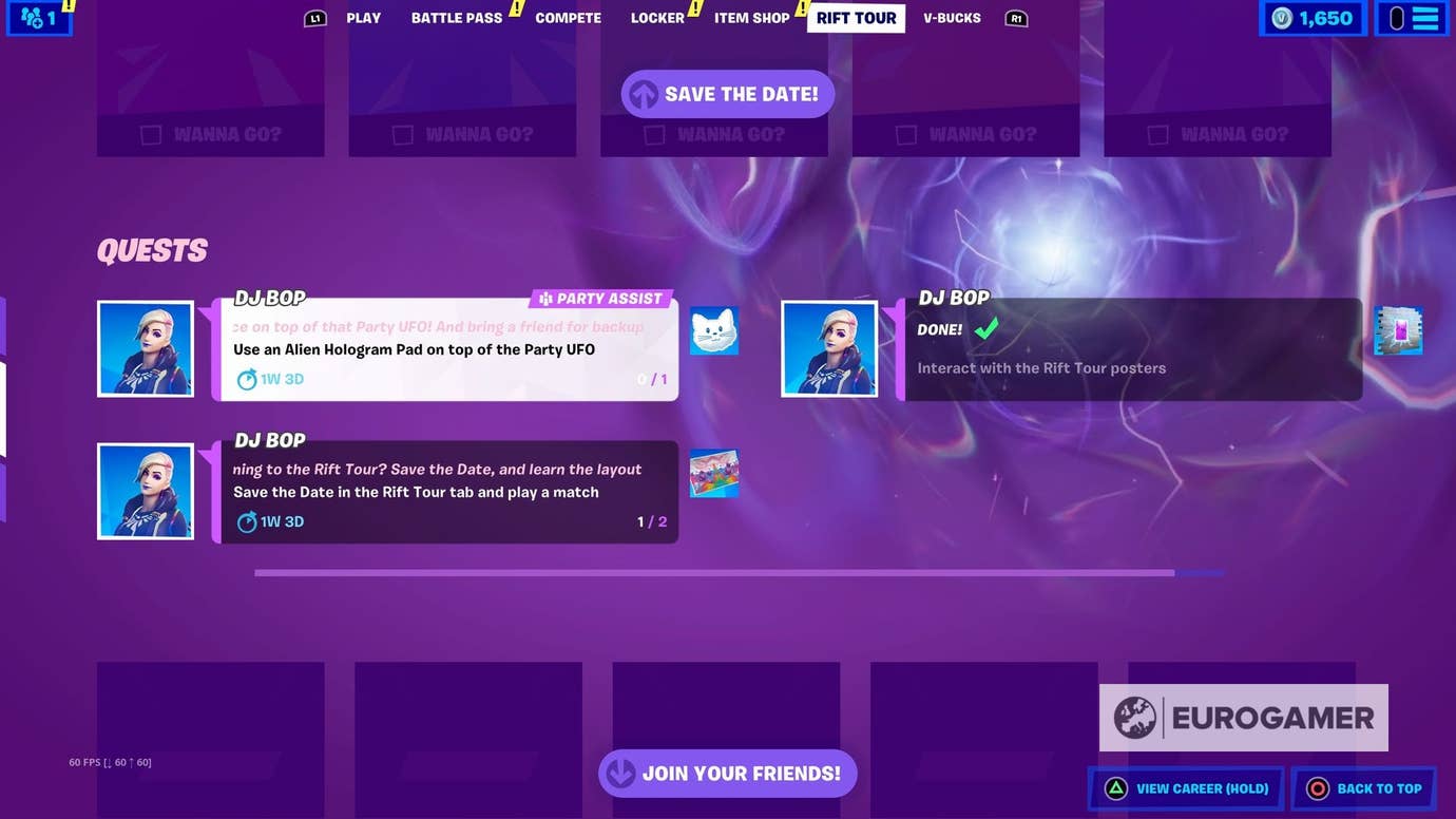 Fortnite Rift Tour Ariana Grande concert, Save the Date times, timer ...