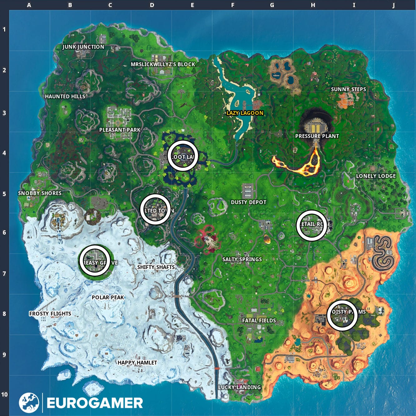 Fortnite Rift Zone locations explained, and the best different Rift ...