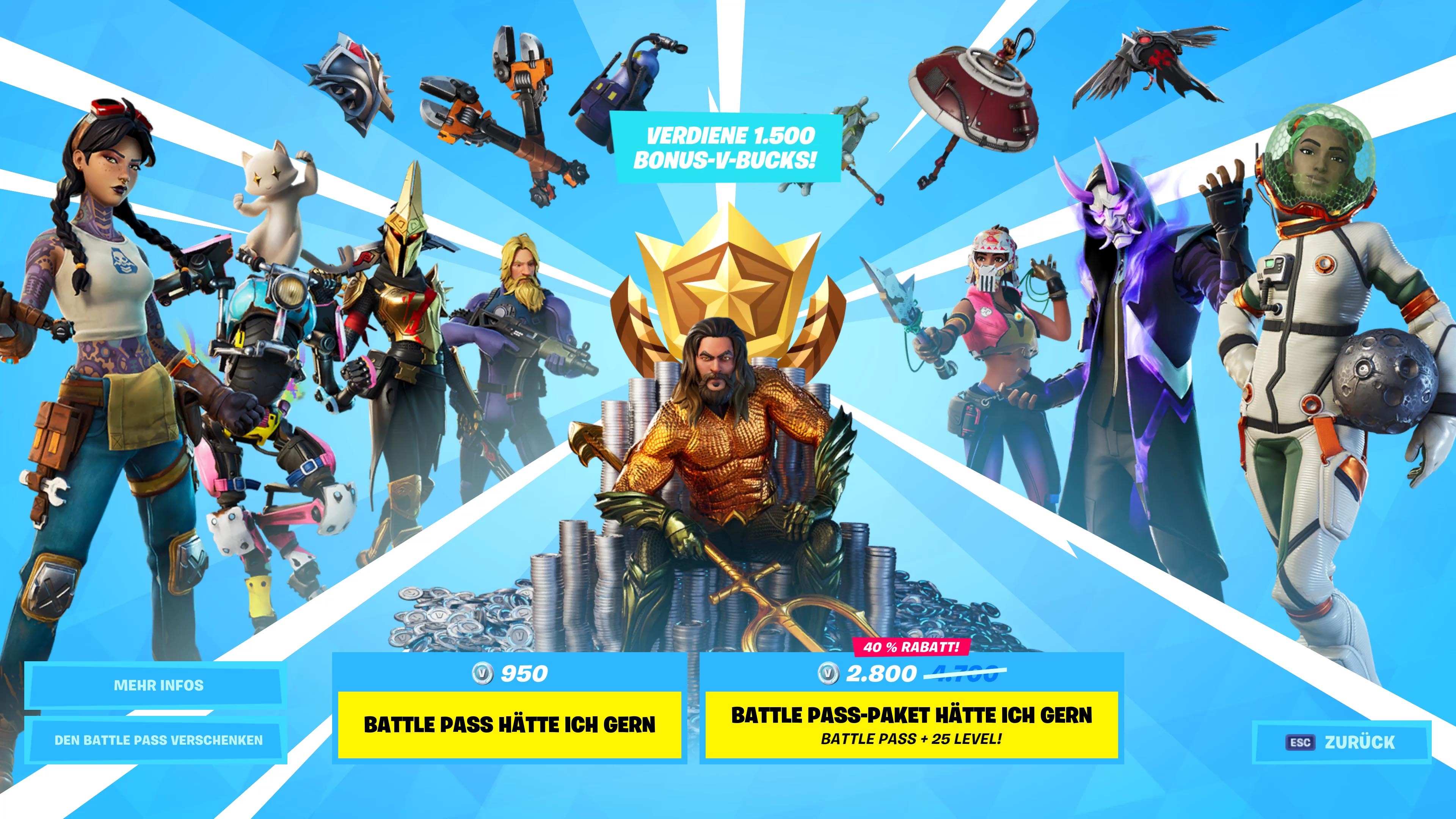 Fortnite Kapitel 2 Staffel 3: Diese exklusiven Inhalte gibt es im Pass ...