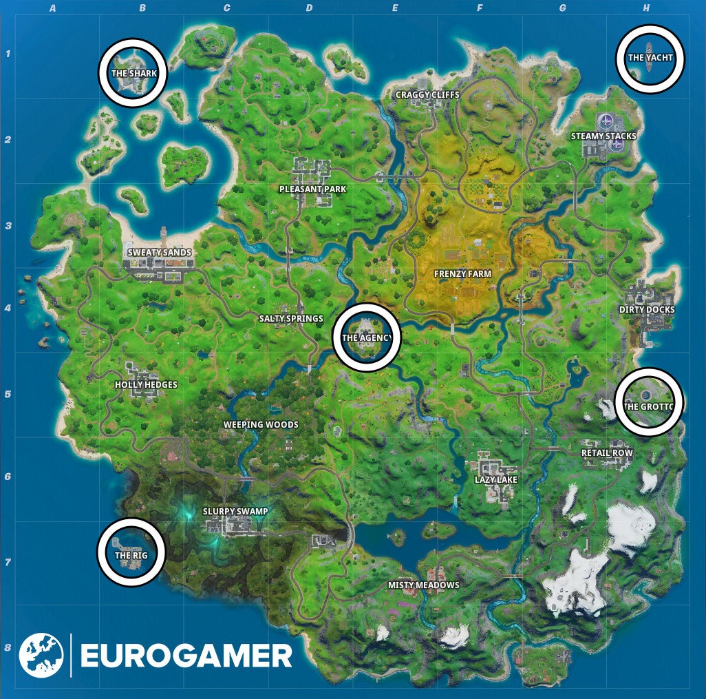 Fortnite sentry cameras and sentry turrets, including locations ...