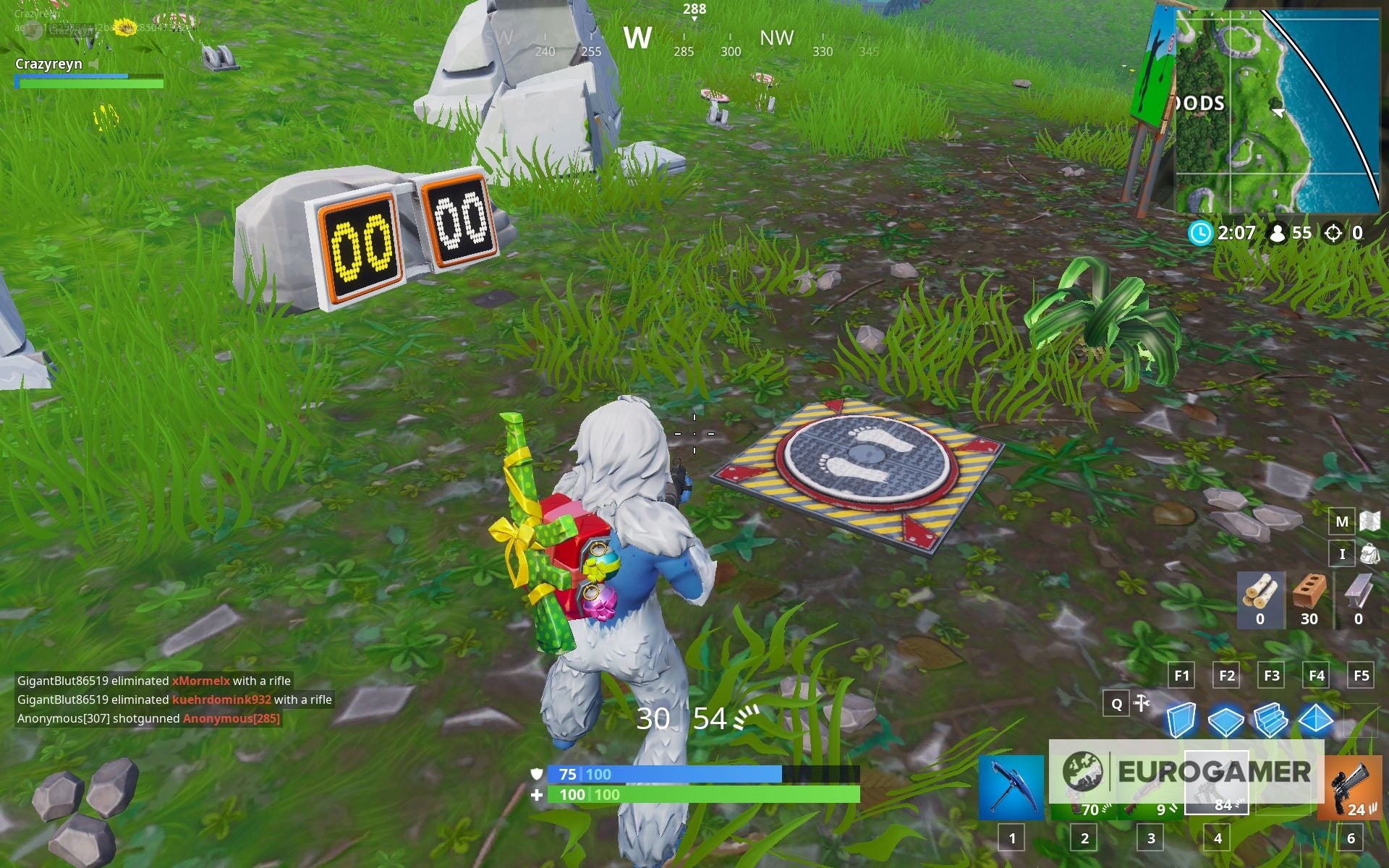 Fortnite Shooting Gallery locations - Where to shoot targets east of ...