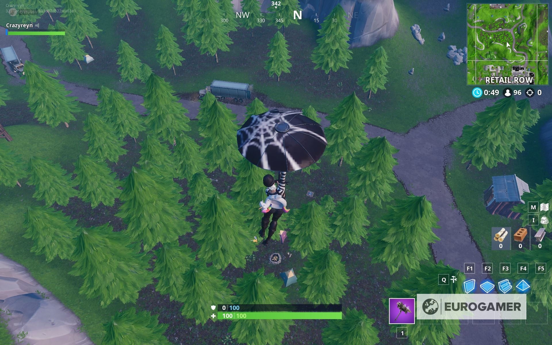 Fortnite Shooting Gallery locations - Where to shoot targets east of ...