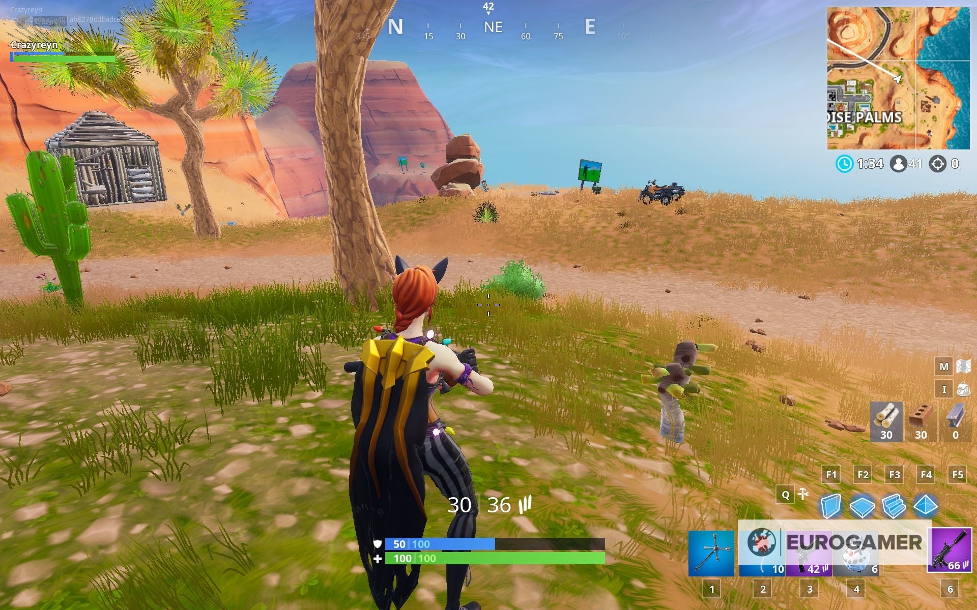 Fortnite Shooting Gallery locations - Where to shoot targets east of ...