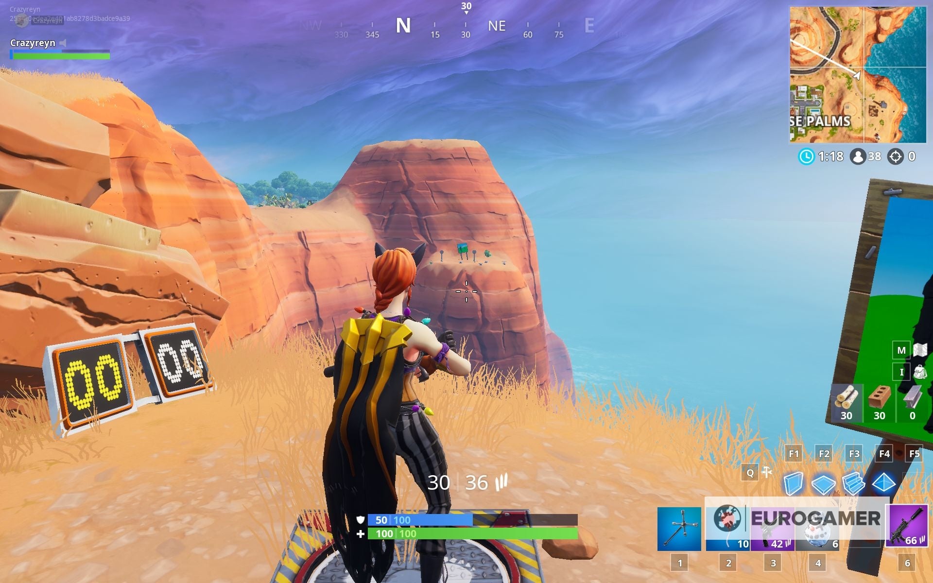 Fortnite Shooting Gallery locations - Where to shoot targets east of ...