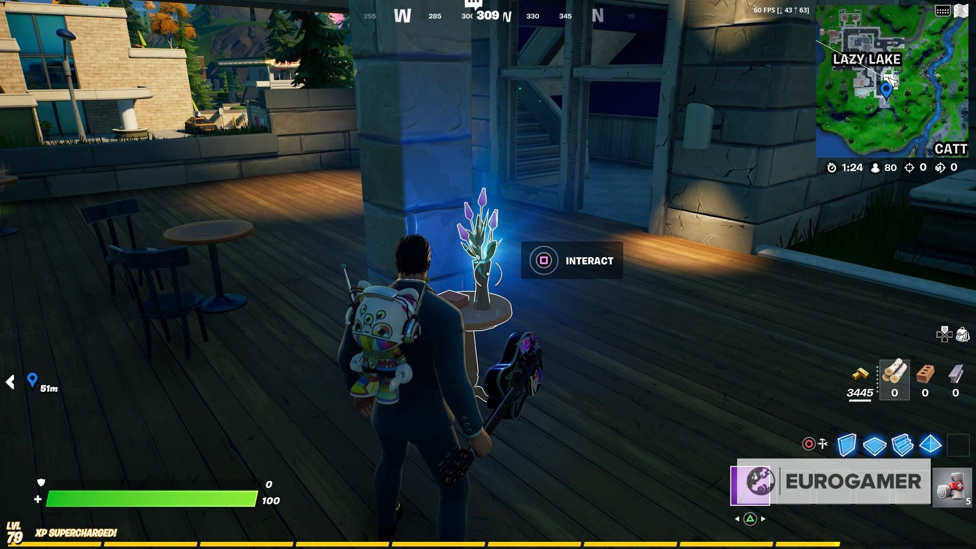 Fortnite Where to collect a vase of flowers from Lazy Lake explained