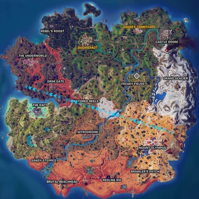 fortnitemares map 2024