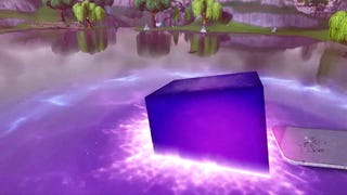 Fortnite's mysterious rift-cube has finally completed its weeks-long journey