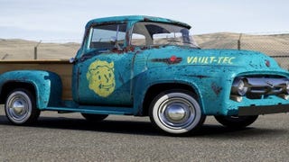 Forza 6 com carro de Fallout 4