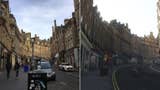 Forza Horizon 4's Edinburgh versus real-life Edinburgh