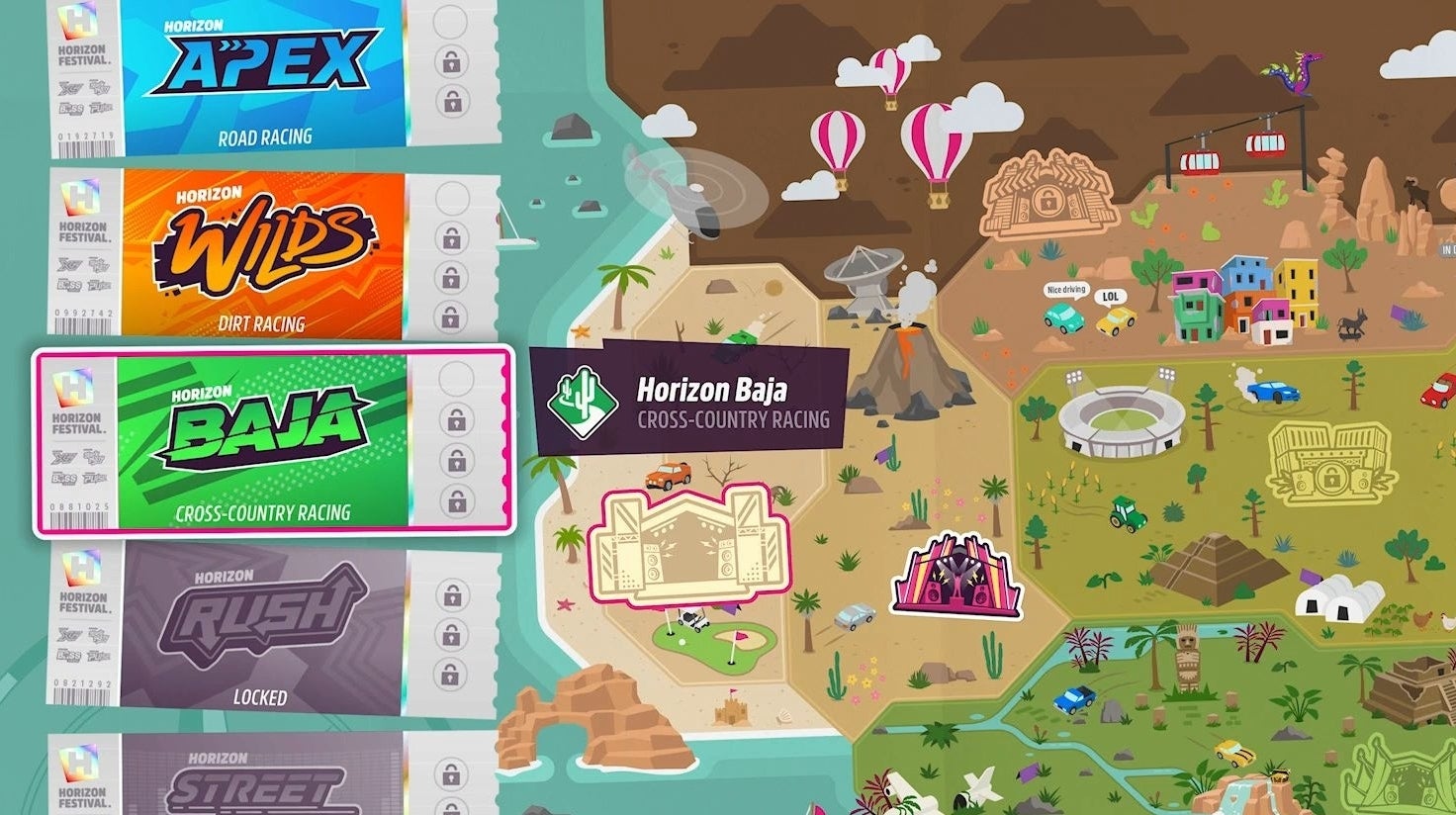 Forza Horizon 5 Apex, Wilds or Baja choice: Which Horizon Adventure Chapter should you play first?