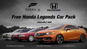 Forza 5's Honda Legends Car Pack available now for free