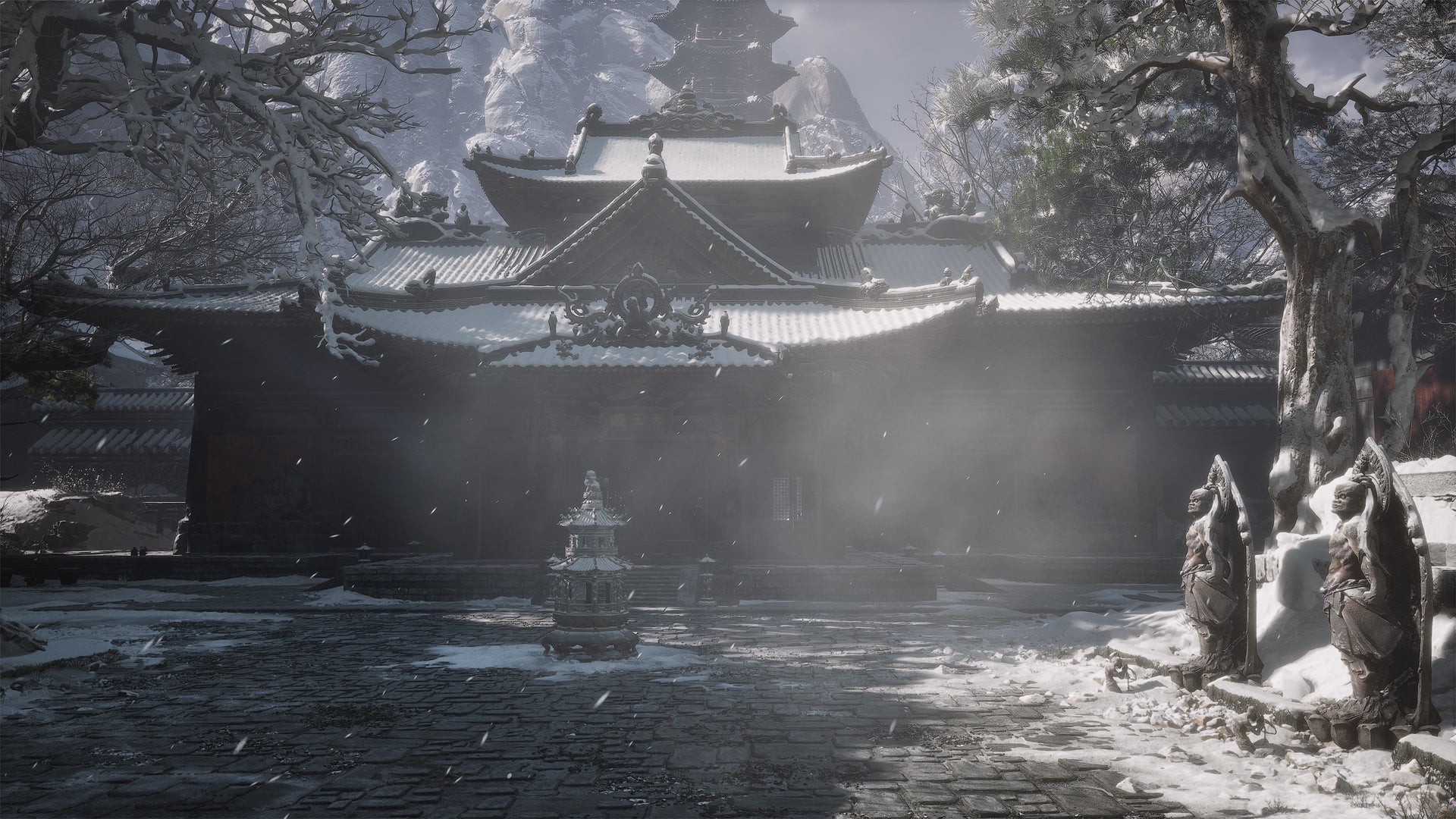A temple complex in Black Myth Wukong. - 6