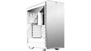 A Fractal Design Define 7 compact PC case in white