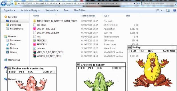 Free Loaders: Help There’s Frogs In My Computer