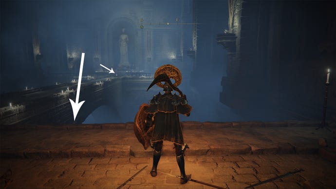 A room with a special item inside the Fringefolk Hero’s Grave in Elden Ring.