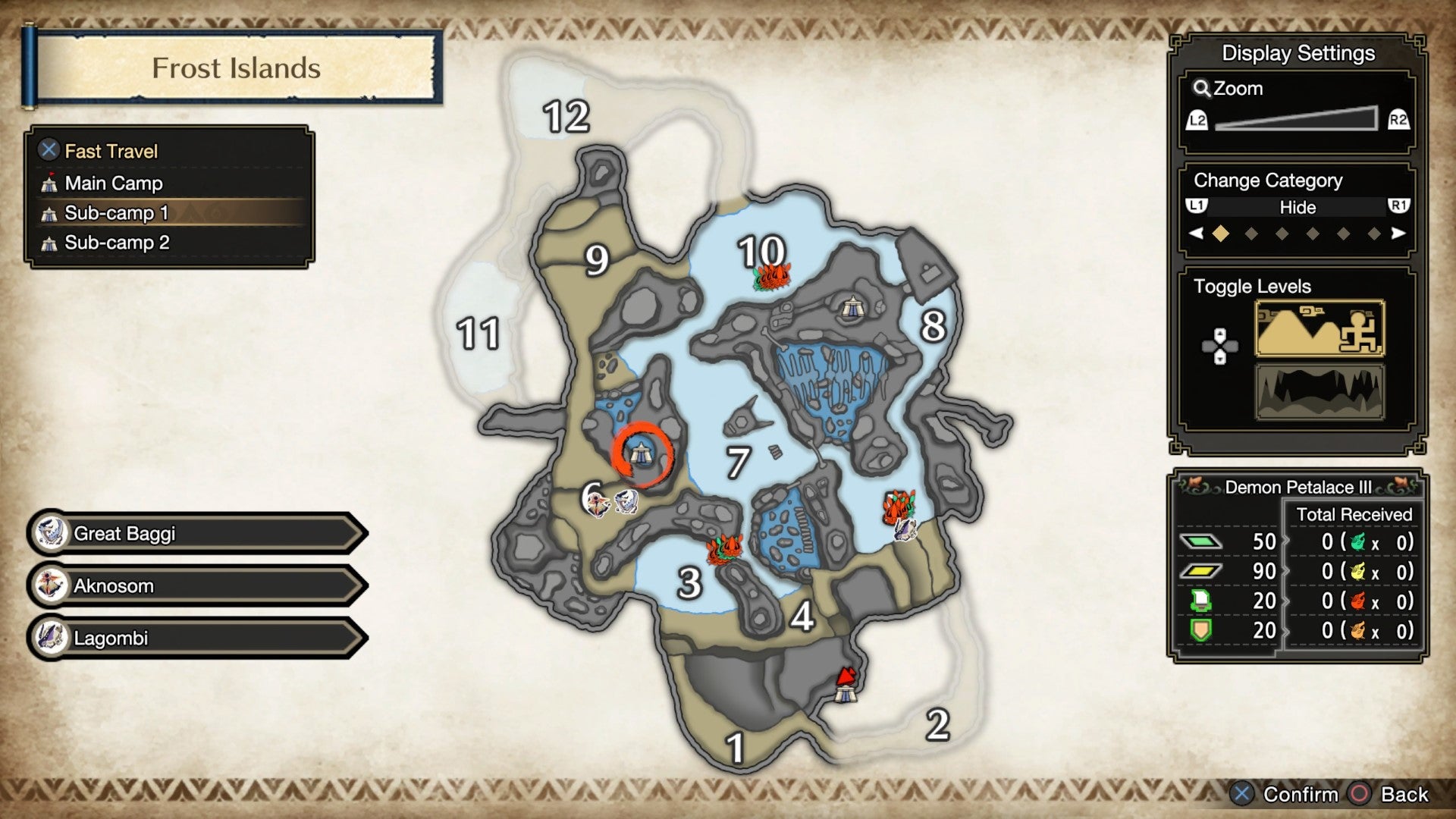 Frost Island sub-camp 1 in Monster Hunter Rise