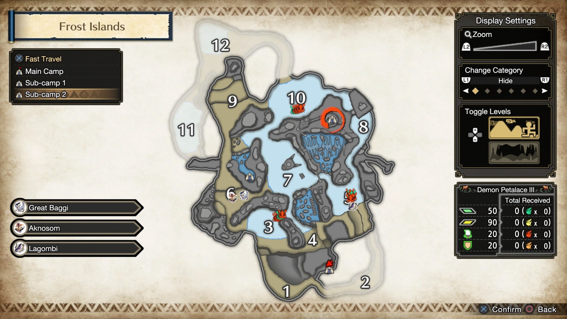 Frost Island sub-camp 2 in Monster Hunter Rise