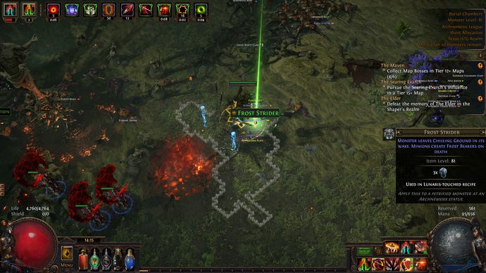 A completed Frost Strider