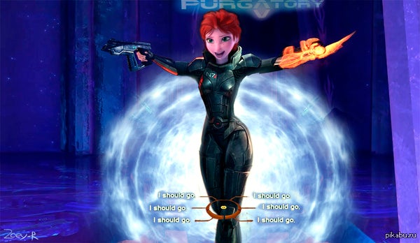 We love this Mass Effect Frozen Parody "I Should Go"
