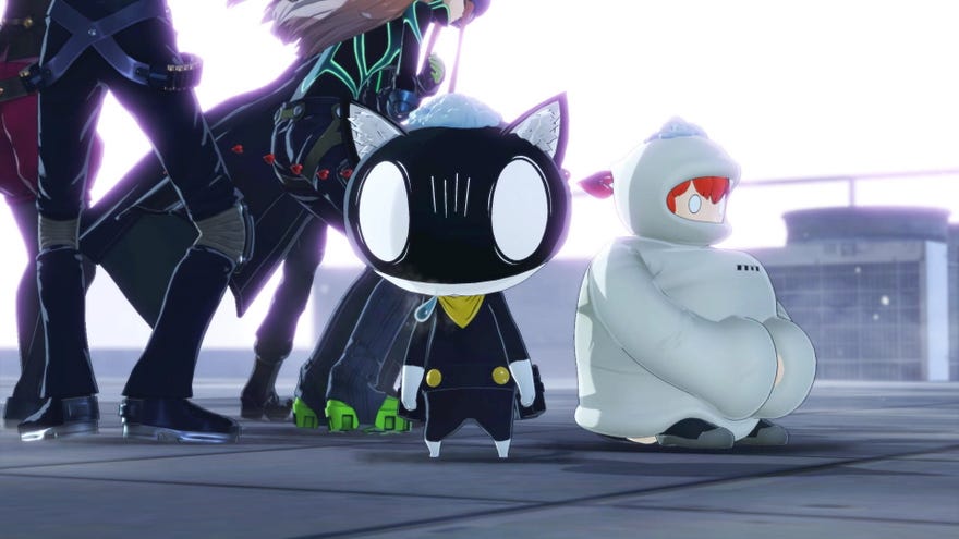 The phantom thieves shiver and freeze in the Sapporo jail.