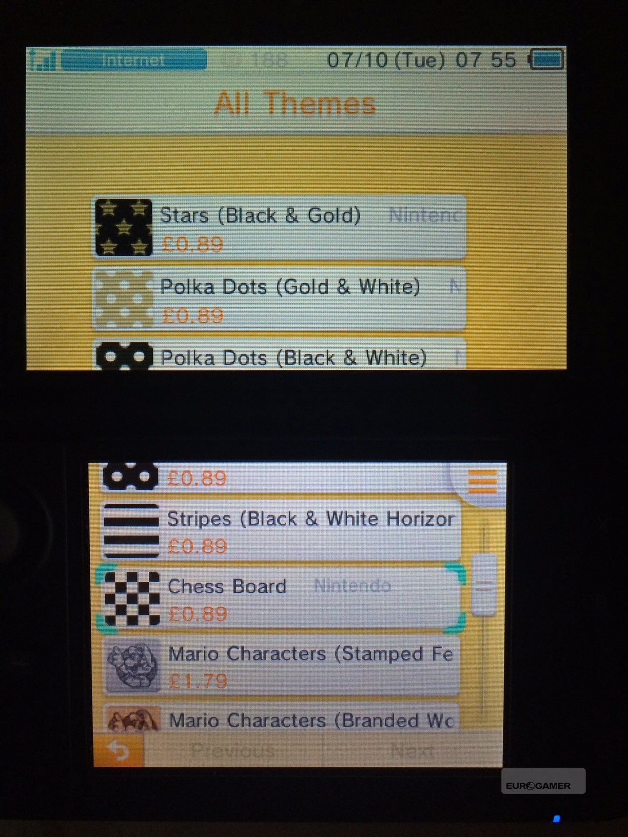 3DS system update adds themes, image share tool | Eurogamer.net